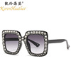 Sunglasses, glasses, European style, diamond encrusted