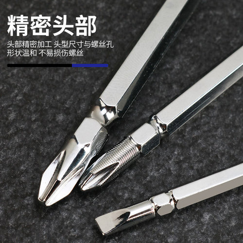 Mini dual-purpose screwdriver cross-shaped double-head flat mouth with magnetic small screwdriver screwdriver repair screwdriver