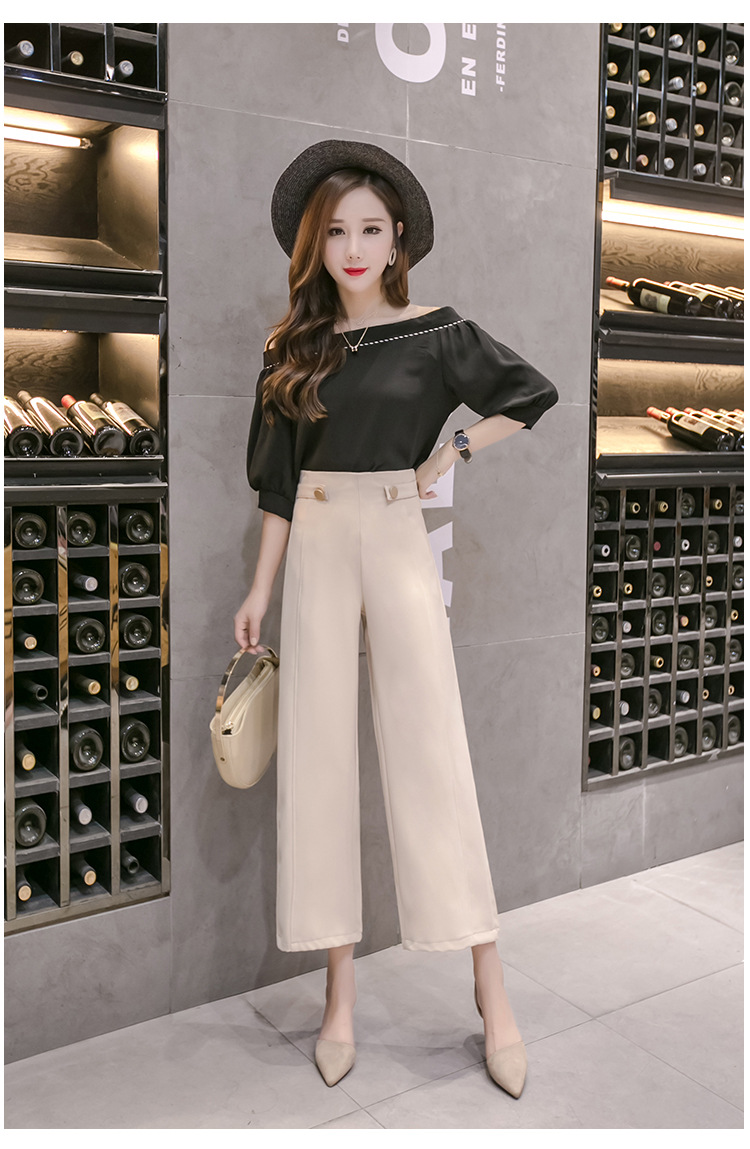 Pantalon léger femme en coton - Ref 3430164 Image 24