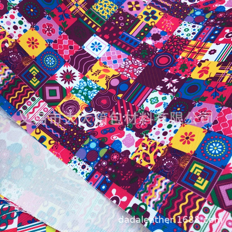 600DPU数码印花 抗拉扯环保PU牛津布 数码印花定制加工一站式服务详情图6