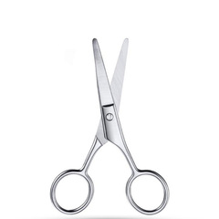 Stainless Steel Beard Scissors, Beauty Scissors, Nose Hair Trimmer, Makeup Eyebrow Shaper, Eyelash & Facial Hair Scissors