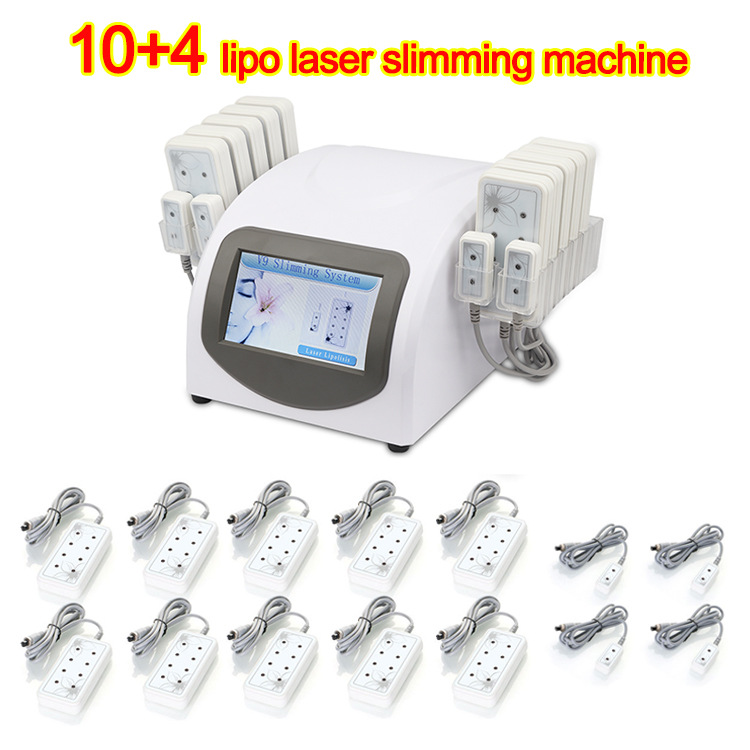 10+4激光贴片减肥仪器 lipolaser镭射定点纤体瘦身美容仪工厂直销