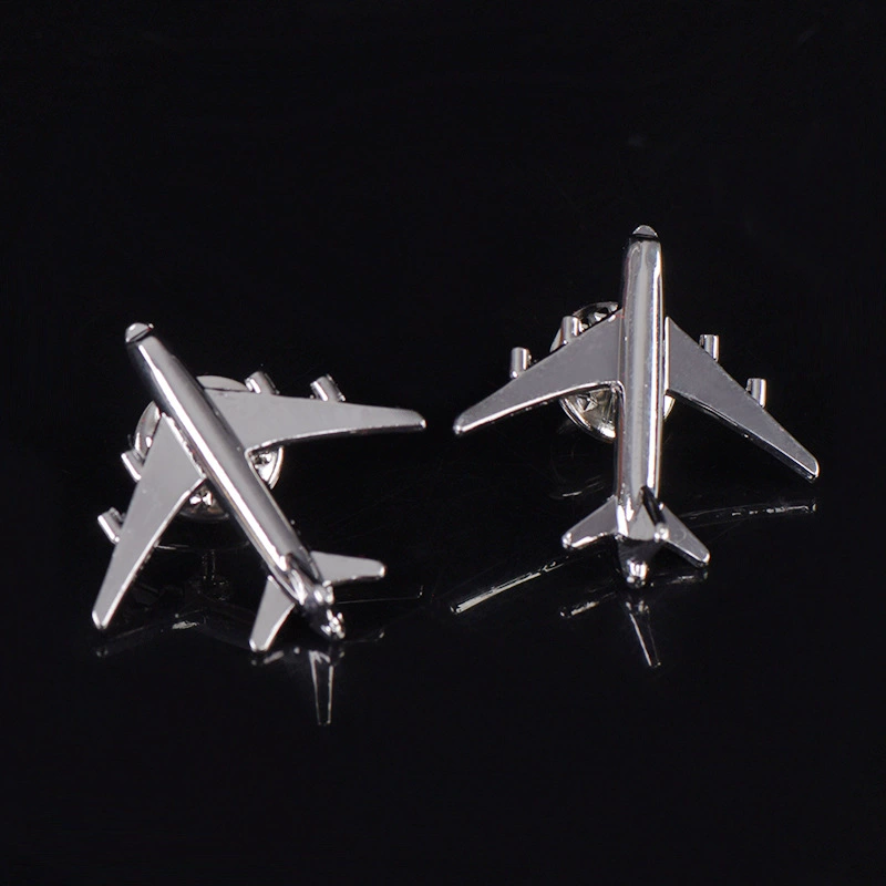 Creative individual badge, airplane, pin, custom-made