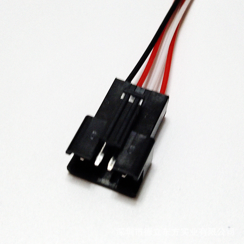直销 LED公母头SM连接线4P插头 RGB灯带四并线对插飞机头 22AWG线