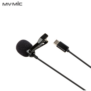 Android TYPE-C collar clip microphone mobile phone recording video shooting voice conference TikTok live online teaching