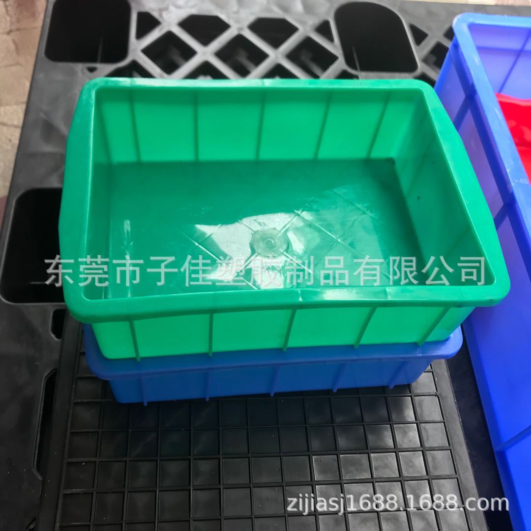 厂家批发长方形胶盆 工业物料盆零件盒中厚PE零件盒