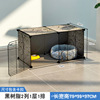 Cat Cage Cat Villa DIY Magic Film Mosaic Cat's Nest Little Room Cat House can put cat sand pot home cat house