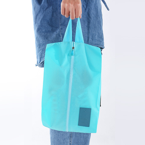 Travel shoe storage bag Sneaker storage hanging Oxford cloth shoe bag solid color dustproof and waterproof portable shoe bag