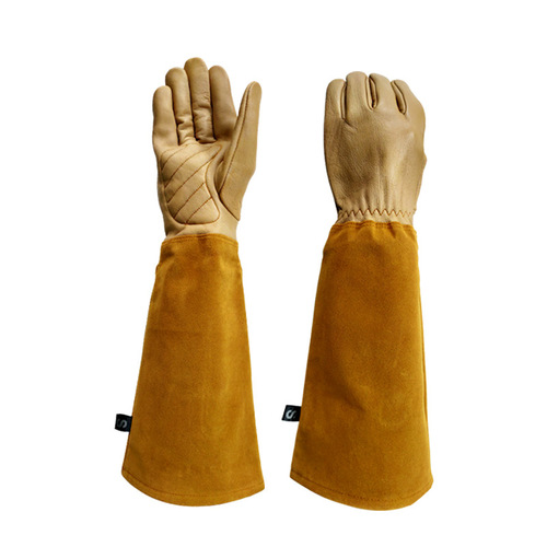 Sheepskin protective gloves, long gardening gloves, labor protection gloves, garden gloves, stab-proof gardening gloves, protective equipment