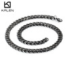 Accessory stainless steel, retro chain, necklace, European style, wholesale