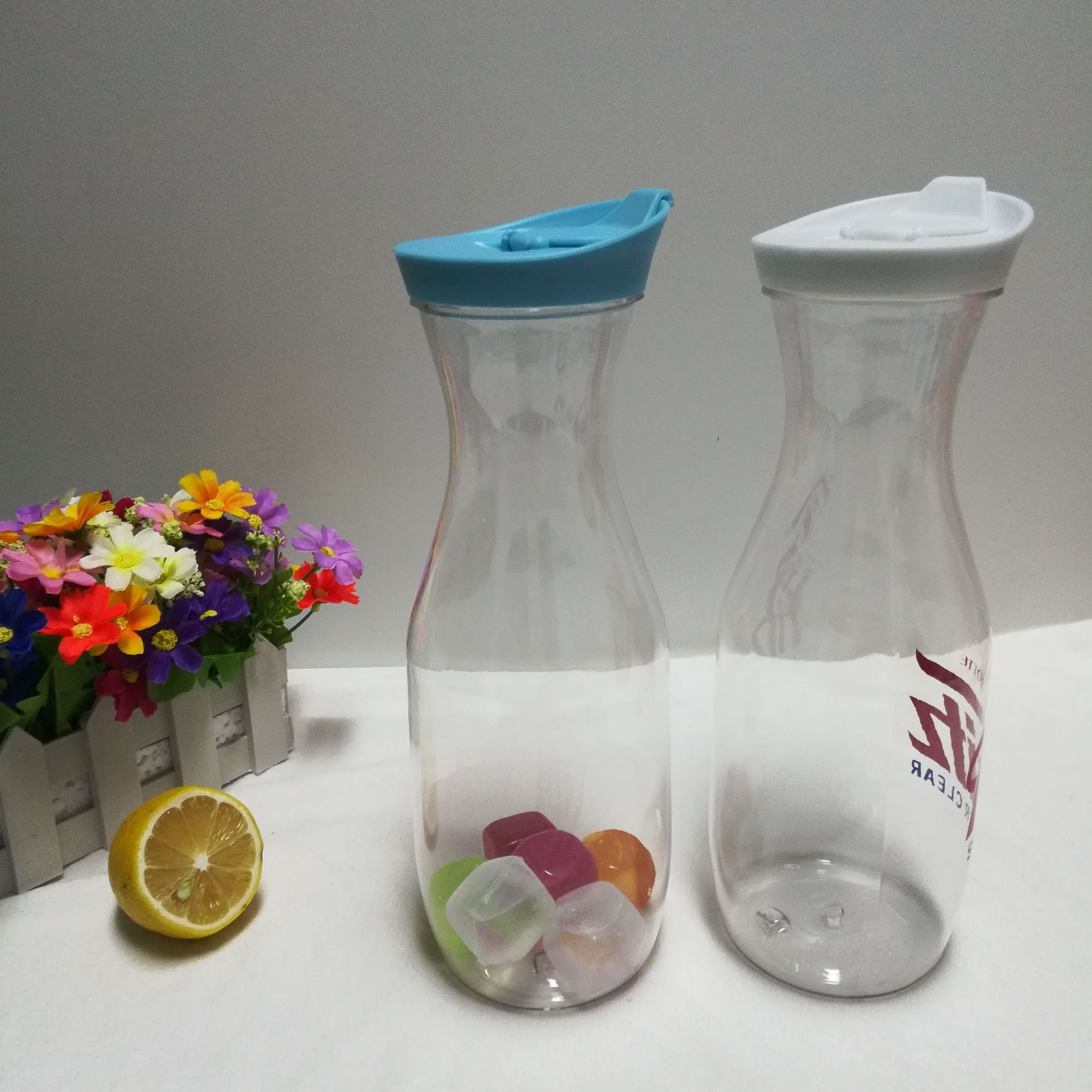 华盛厂供应优质PET塑料果汁瓶透明1L饮料瓶可密封可定制