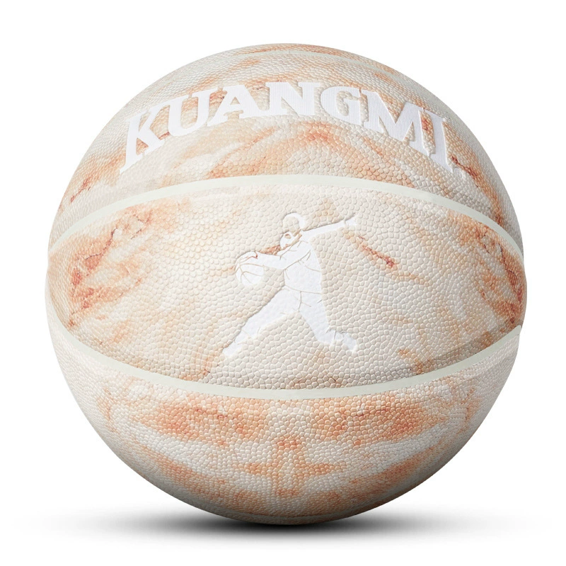 Marble basketball outdoor cement ground -resistant лазерная гравировка печать взрослый №7 влагоустойчивый синий мяч