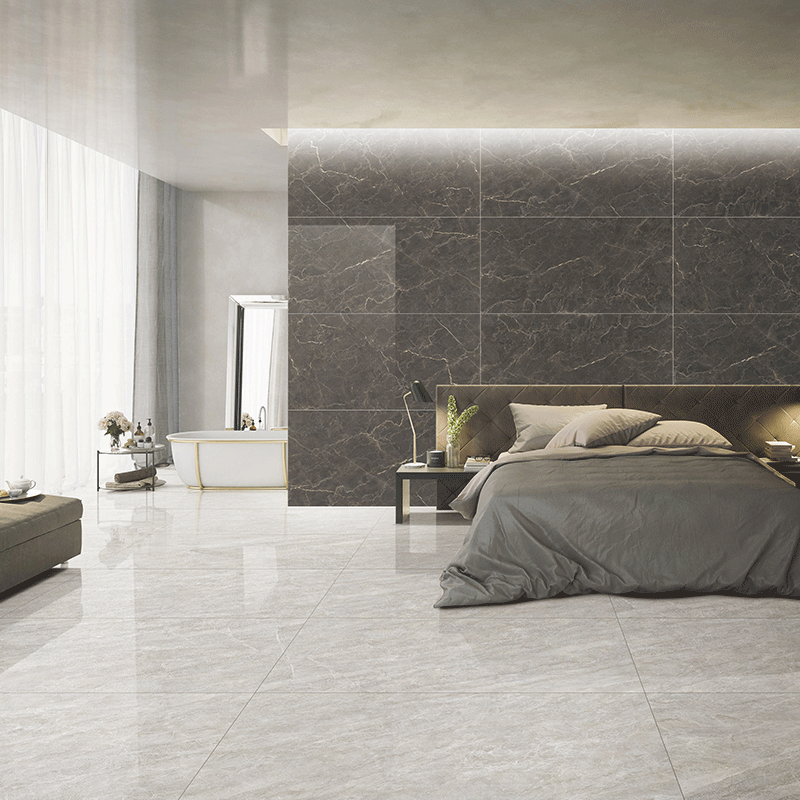Private space ceramic tile 1500x750 floor tile 1500x750 Floor tile Quintana Marble Brick Full cast Glaze