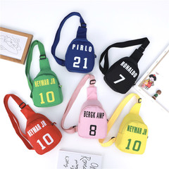 Cartoon Children's Bag Shoulder Bag Nylon Waterproof Outdoor Leisure Children's Small Backpack Korean Style Fashion Children's Chest Bag