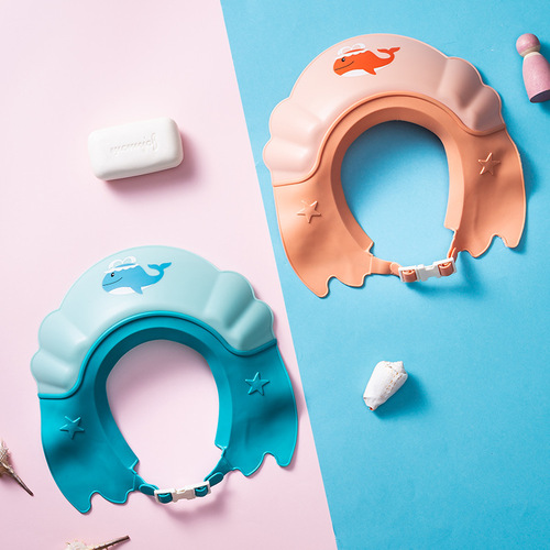 Baby Hair Washing Gadget Ear Protection Adjustable Infant Toddler Child Waterproof Shower Shampoo Hat Bath Cap