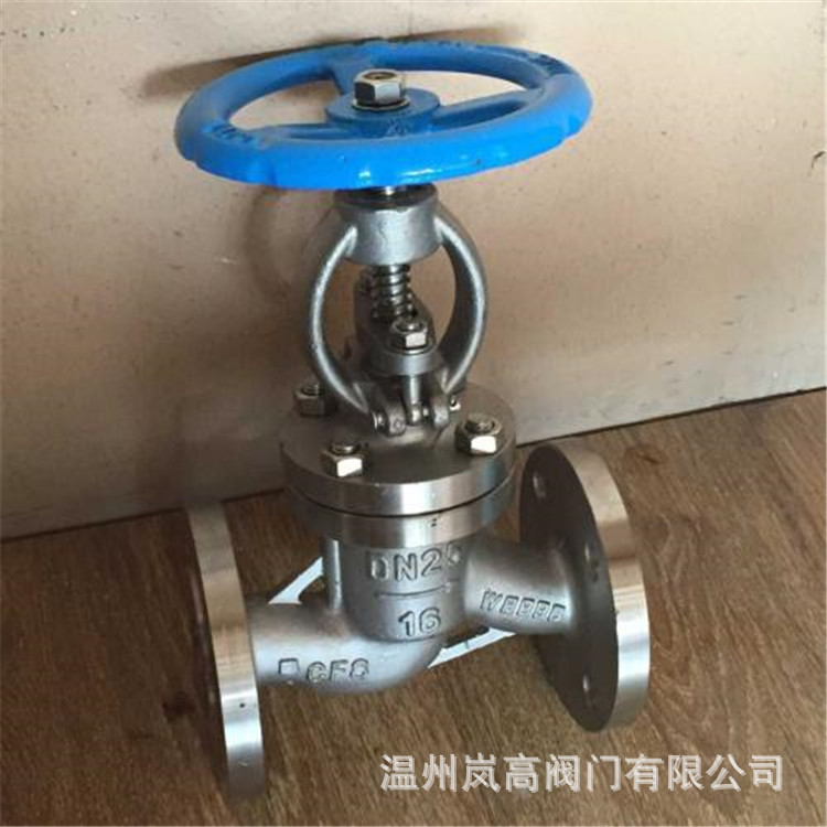 厂家制造 不锈钢材质 手动截止阀 J41W-16P 法兰连接 DN40