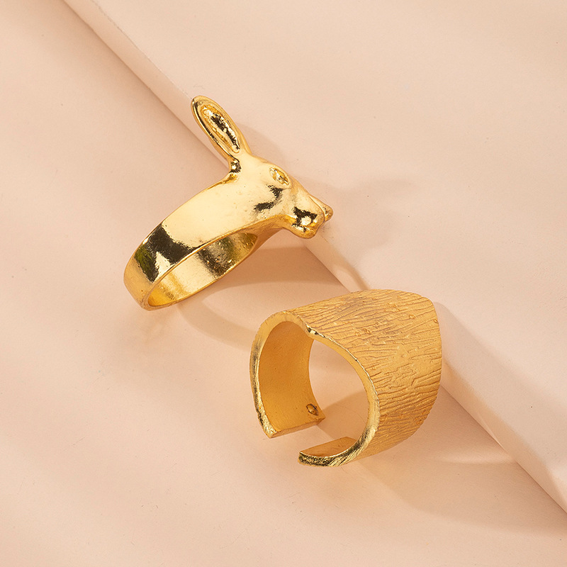 Hot Selling Fashion Rabbit Personality Women's Rings Wholesale display picture 2