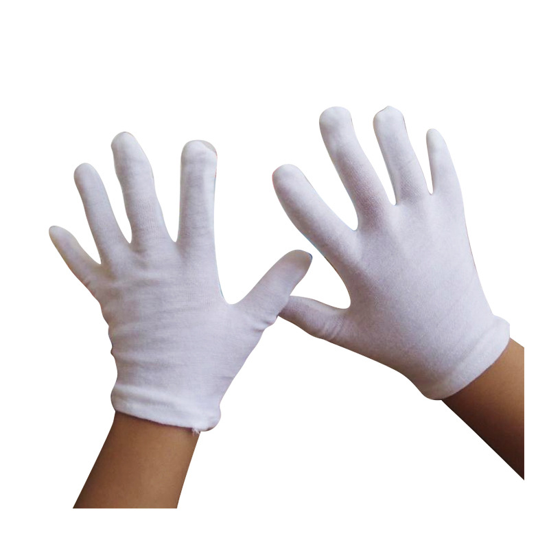 Guantes infantiles blancos para presentaciones danza y actuaciones guantes rectos para jardín infantil al por mayor