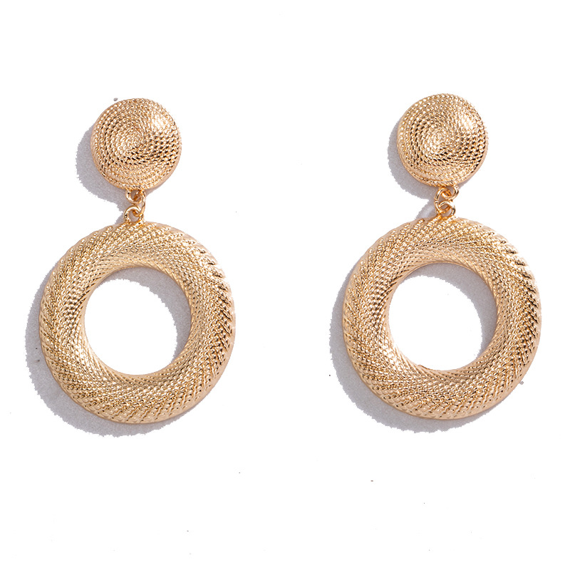 Simple Irregular Geometric Earrings display picture 5