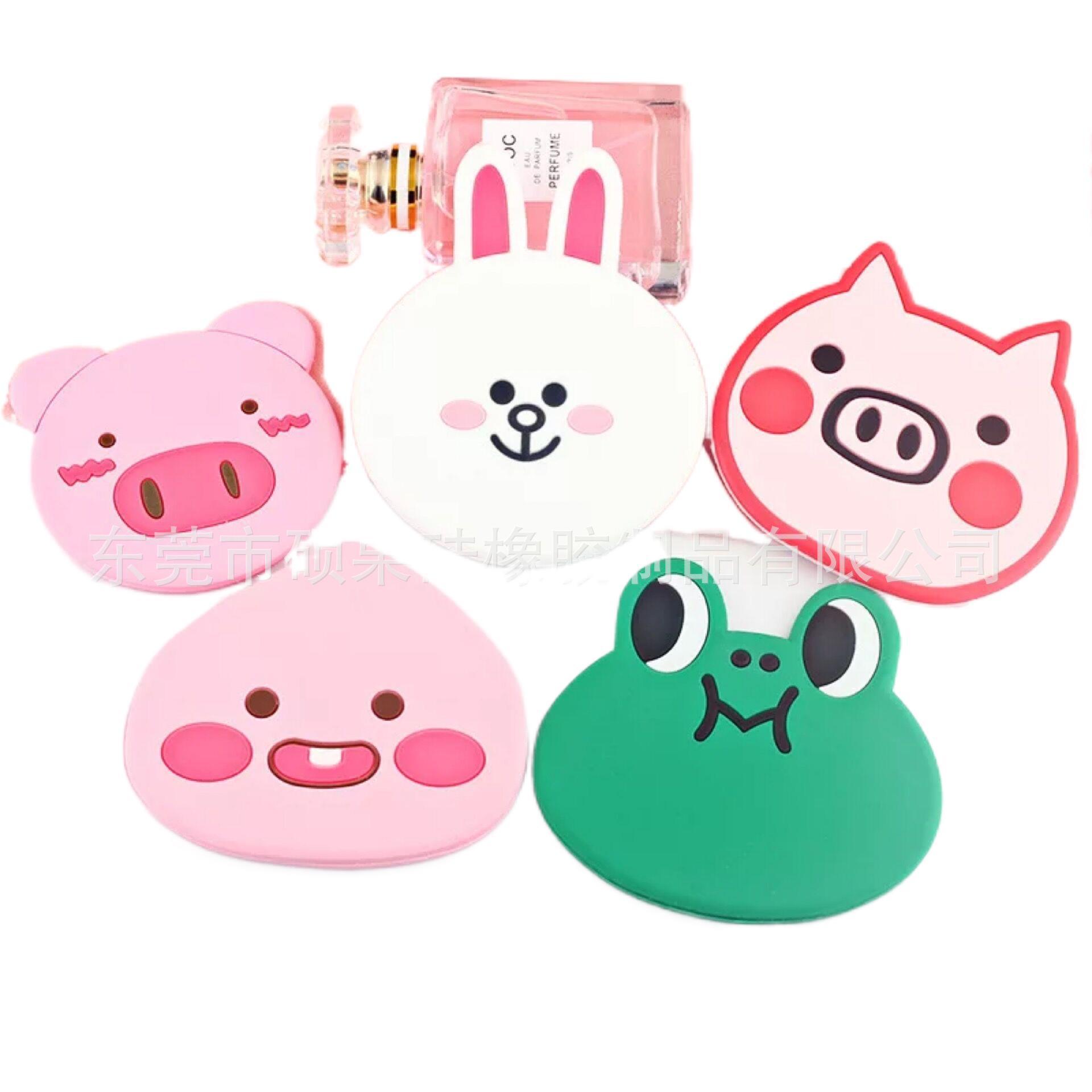 创意40ml圆瓶免洗手液硅胶套 卡通公仔圆瓶清洁洗洗手液硅胶套滴