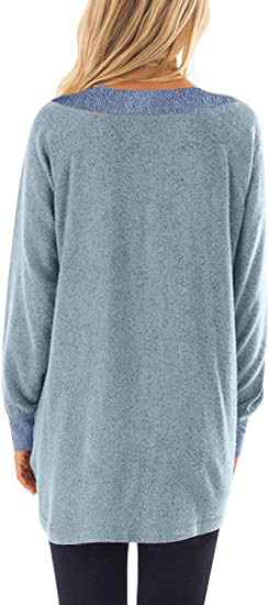 V-neck Design Sweatshirt