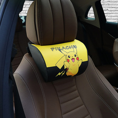 Wholesale Factory Rice Pattern Flag Neck Pillow Car Accessory Memory Foam Back Support Pillow Universal Car Headrest
