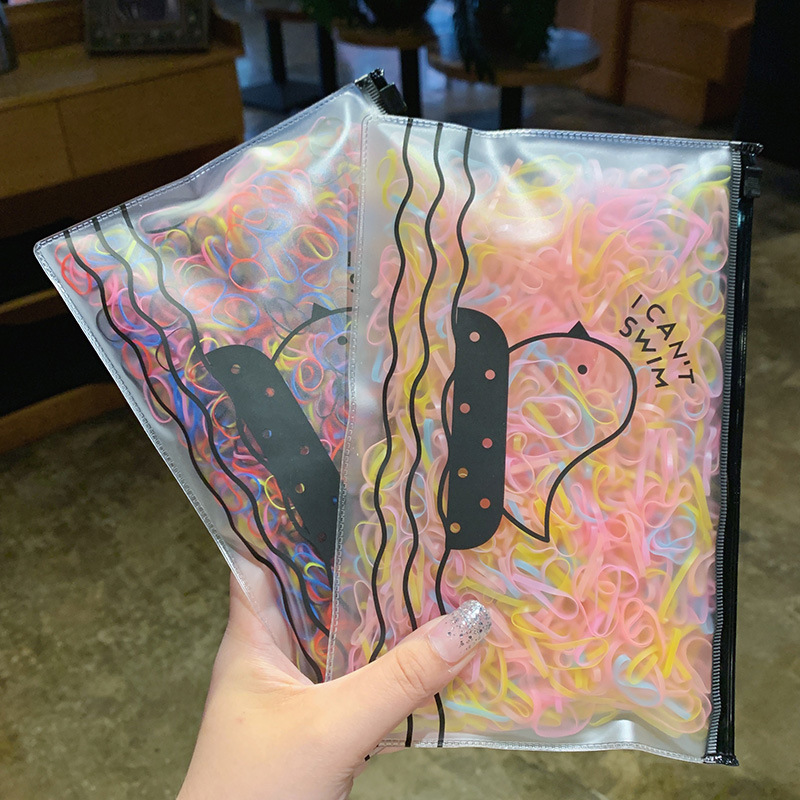 儿童发饰女皮筋发圈一次性皮筋加厚女童宝宝扎头发不伤发头绳|ms