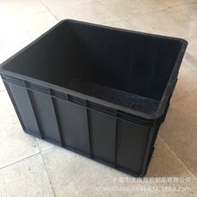 生产防静电箱塑料箱PCB板运输用周转箱 黑色导电黑色周转物流箱