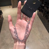 South Korean goods, diamond jewelry, necklace, chain for key bag , 2020, Korean style