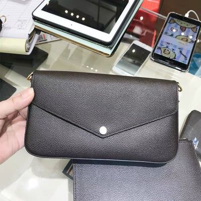 2020新款女包老花三合一麻将包三件套手提单肩斜挎腋下hobo女包|ru