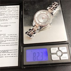 鐘錶批發WISH時尚鑲鑽手錶合金石英表鋼帶休閒商務女表廉價的手錶