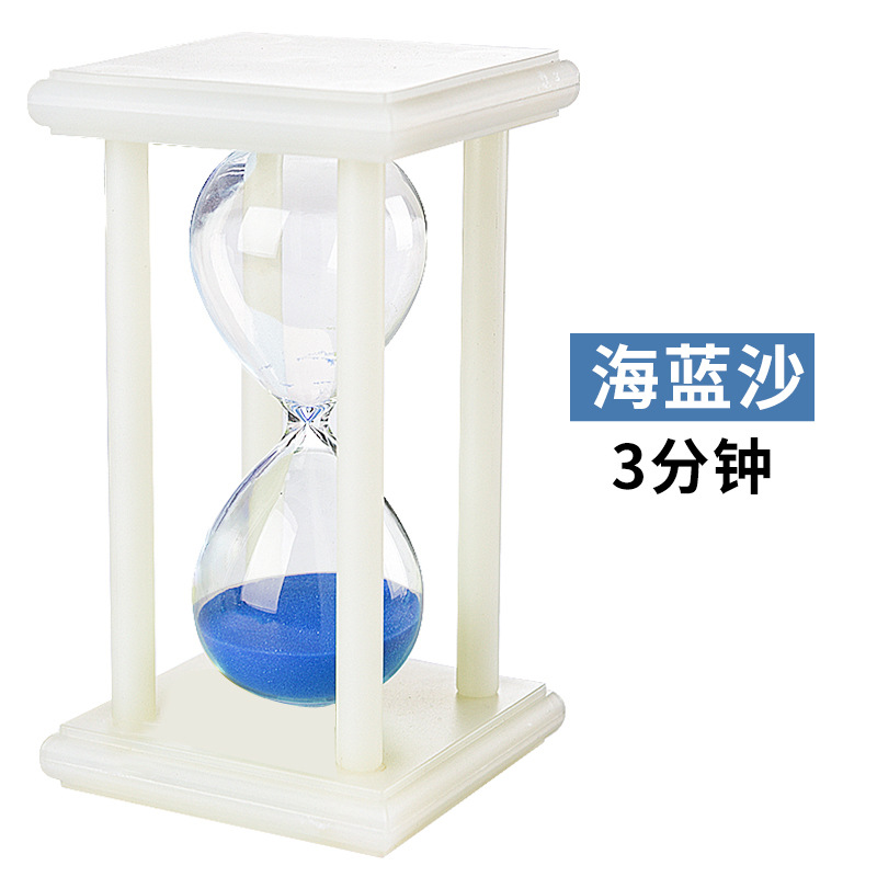 Suministro directo de fábrica temporizador de reloj de arena 3/30 minutos Reloj de arena luminoso resistente a la gota de los niños