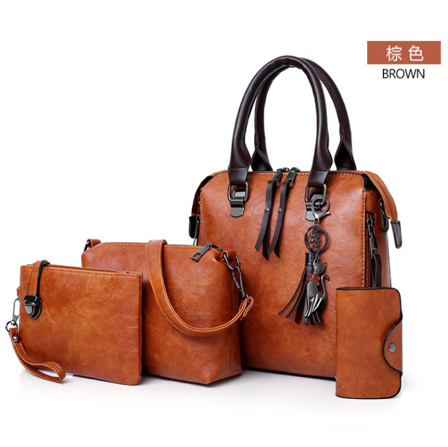 Leather purse Lady Totes hand bags for w...