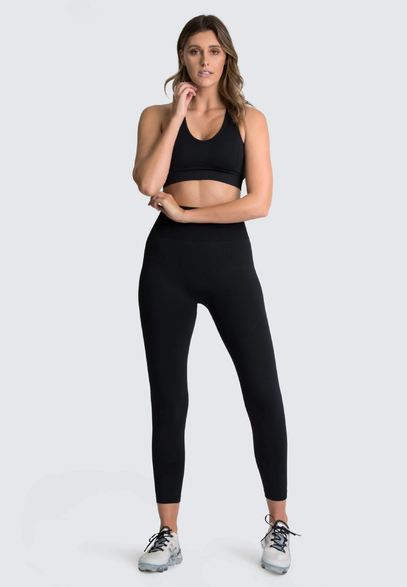 traje de yoga de punto para mujer nihaostyles ropa al por mayor NSXER80285