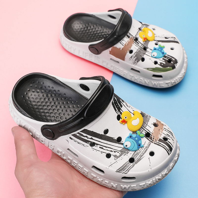 Children's hole shoes summer cartoon chi...