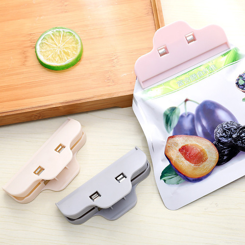 Sealing clip kitchen snack sealing clip strong food bag clip plastic bag sealer moisture-proof fresh-keeping sealer