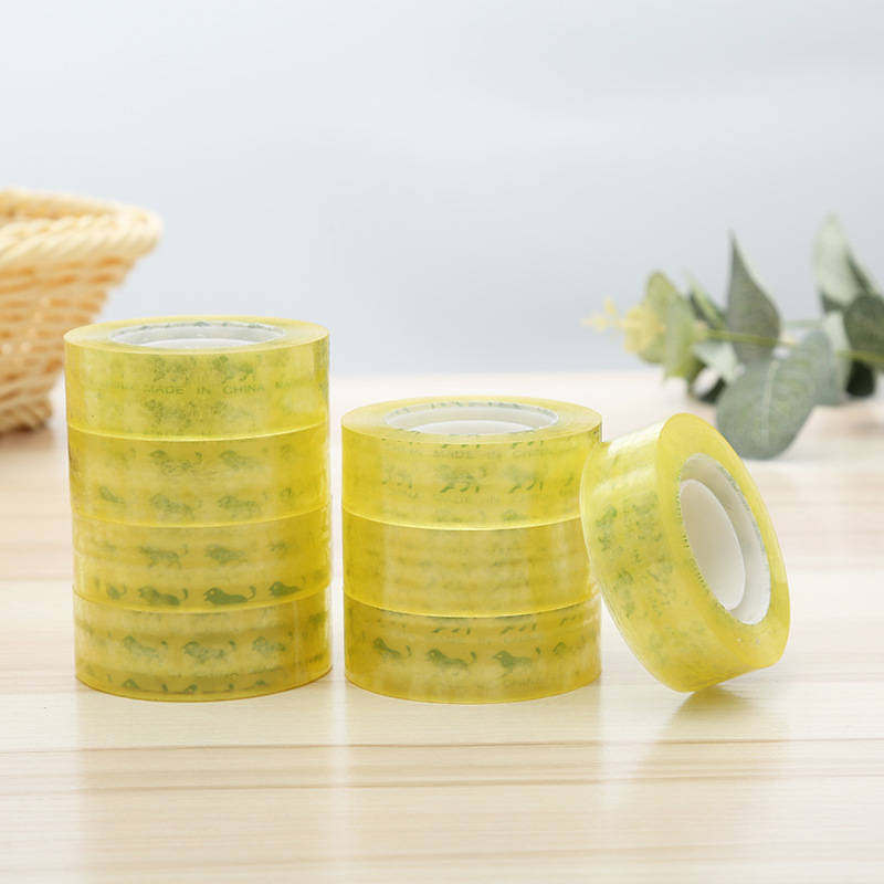 厂家直供多种透明封箱胶带 4.8mm*100mbopp透明文具胶带办公用品