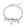 Ankle bracelet from pearl, accessory, set, European style, suitable for import