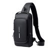 Men's chest bag, sports one-shoulder bag, universal belt bag, shoulder bag, anti-theft