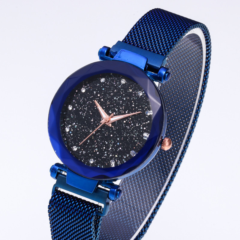 Fashion Starry Sky Surface Magnet With Quartz Ladies Bracelet Watch   Rhinestone Watch Wholesale Nihaojewelry display picture 10