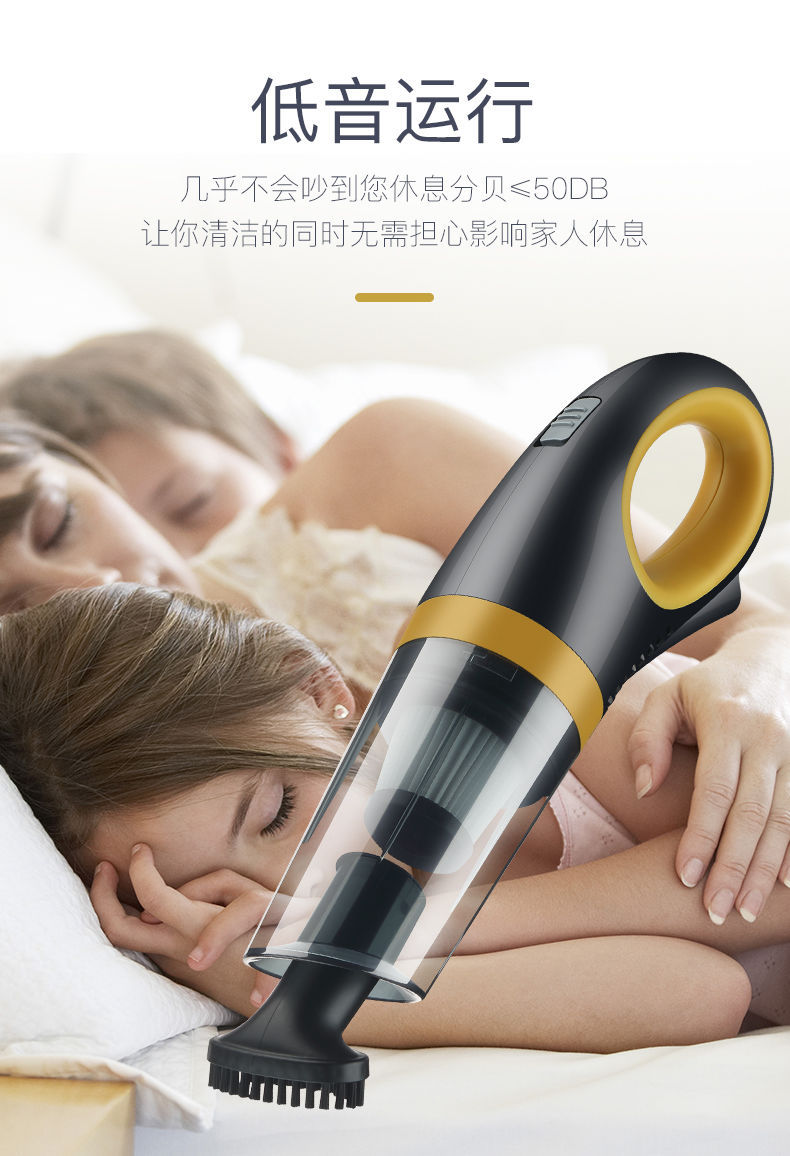 Car-mounted wireless high-power powerful dry and wet household handheld mini cordless vacuum cleaner, available for purchase starting from one unit
