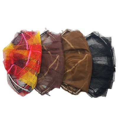 不鏽鋼抄網頭 密眼彩色挂膠網頭直徑 35 40 50CM抄網漁具批發