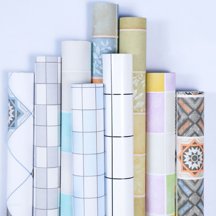 浴室防水贴纸瓷砖贴卫生间厕所洗手间墙纸厨房防油贴加厚自粘墙贴|ms