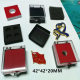 Gift packaging box. Transparent plastic box. Seal box, plastic box, gift box .. Packaging box. Commemorative coin bag