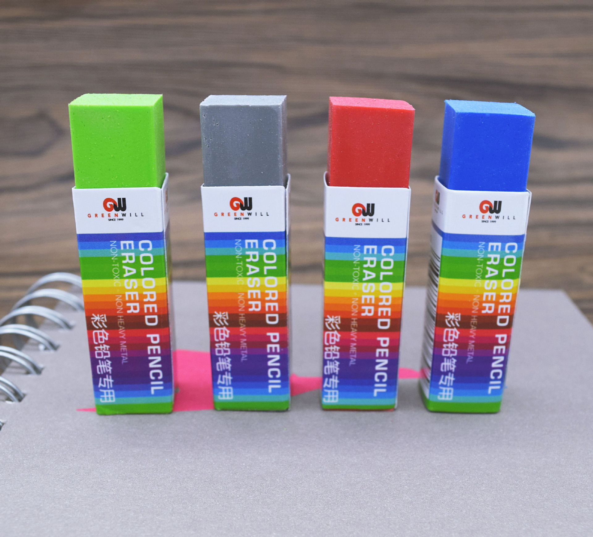 Eraser especial para plomo de color, Eraser especial para estudiantes de diseño de arte ultra limpio