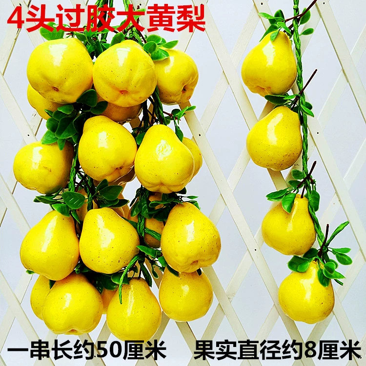 Vegetable model pendant fruit and vegetable window fake vegetable corn chili pepper, garlic decoration farmhouse fake fake