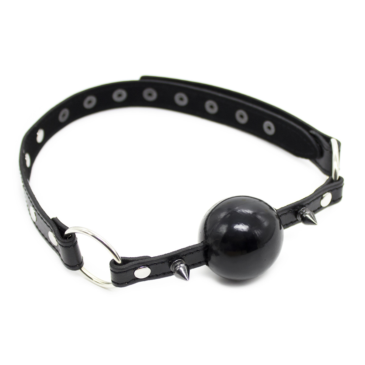 Tienda de la fábrica al por mayor sexo Juguetes De cuero boca enchufe pequeño tamaño boca bola boca enchufe juguete pistola color señaló uñas juguetes alternativos