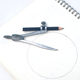 Student compasses geometric drawing design stainless steel office stationery examination round drawing tool engineering drawing suit