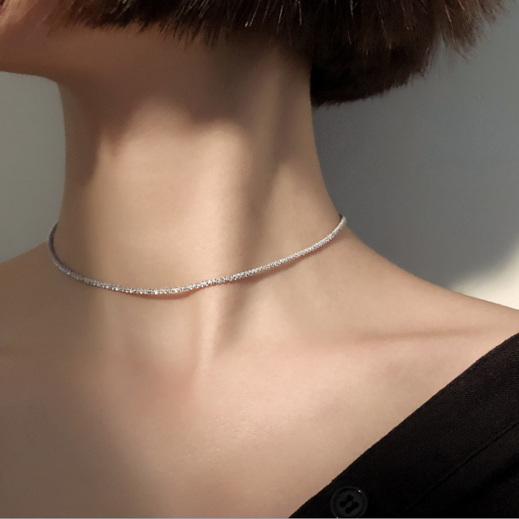 1 Piece Simple Style Solid Color Alloy Plating Women's Choker display picture 2