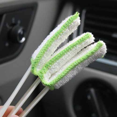 Car multi-purpose double-head gap brush car air conditioning outlet cleaning brush keyboard brush blind dust brush